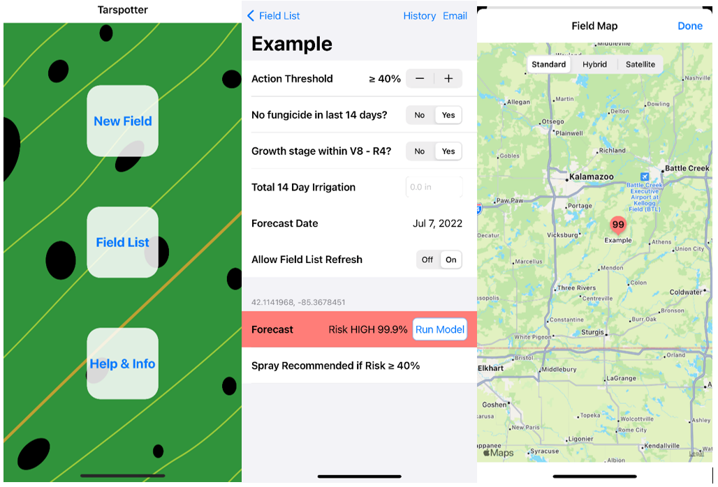 The Tarspotter app